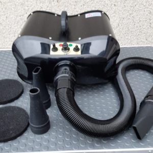 C6-tuplamoottorikuivain, 2800W, Musta