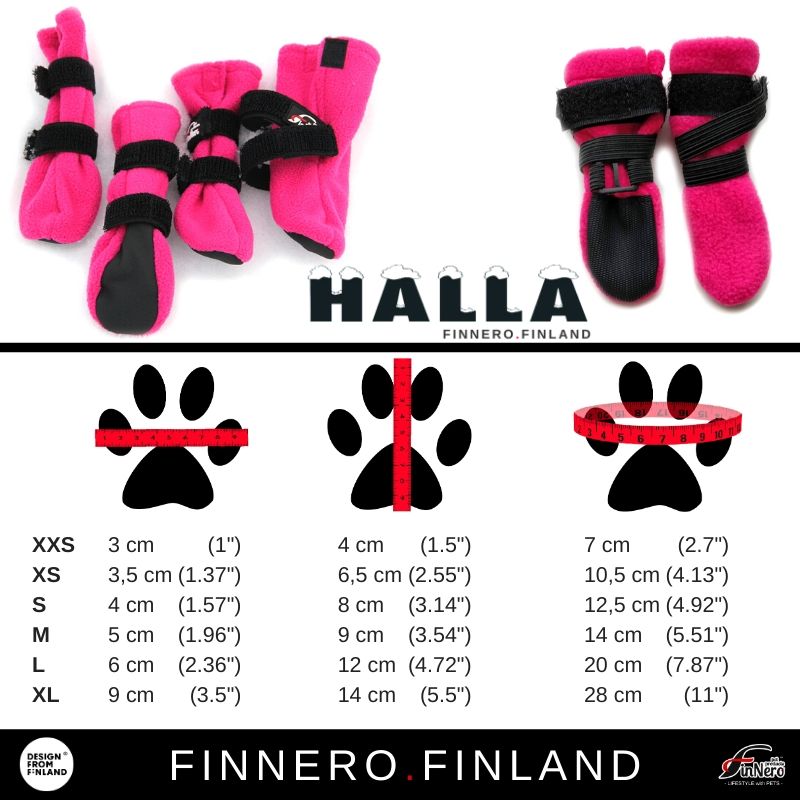 HALLA-tossut 4 kpl/pakkaus - Image 3