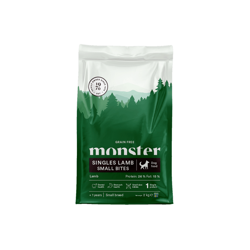vihreä-valkoinen Monster lammas kuivaruoka koiralle