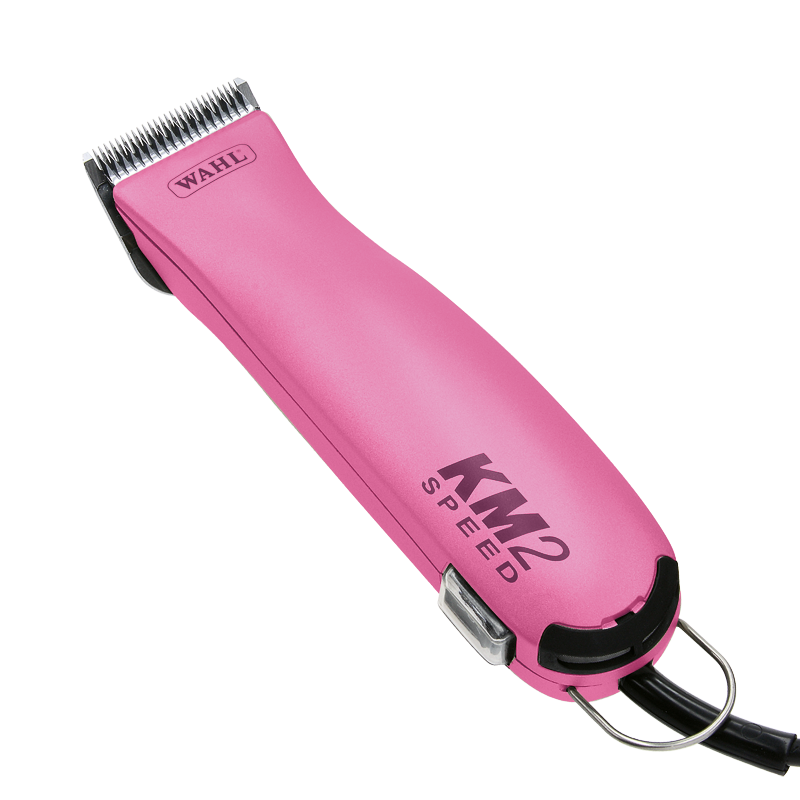 vaalea tausta jossa pinkki trimmauskone