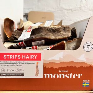 Puruluu Monster Rawhide Beef Hairy Strips