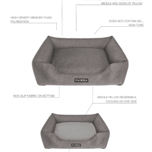 PAIKKA Orthopedic Bed Grey