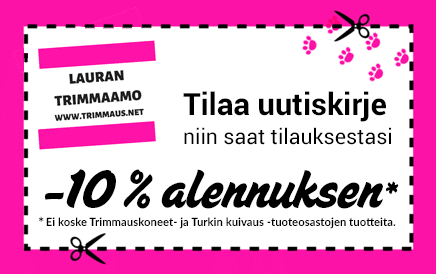 Tilaa uutiskirje, niin saat 1. tilauksestasi 10 % alennuksen