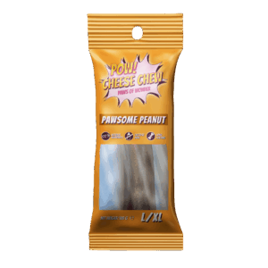 POW! Cheese Chew Powsome Peanut L/XL puruluu