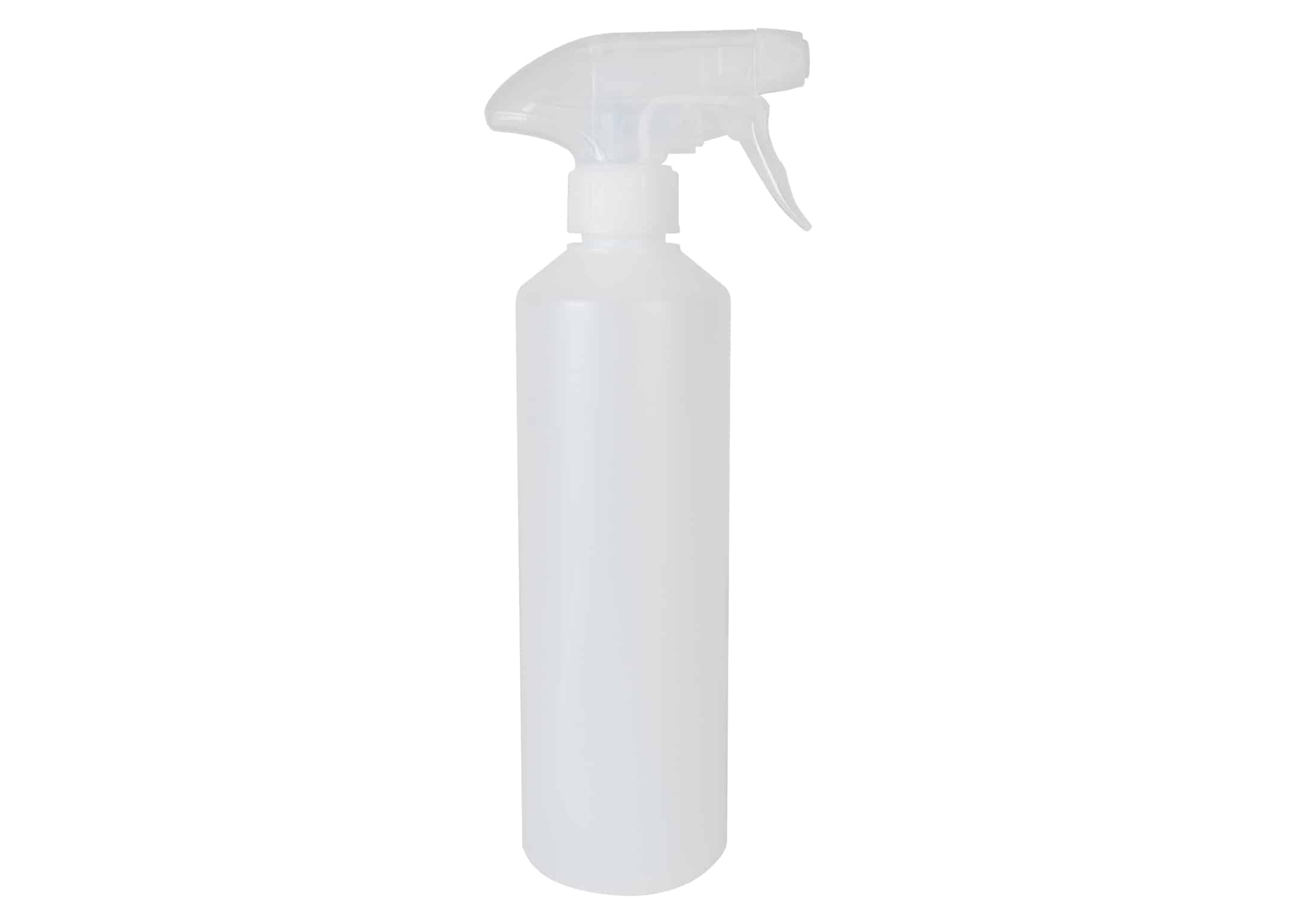 valkoinen suihkepullo spray korkilla